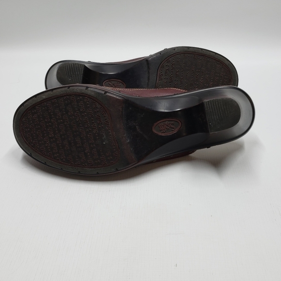Sofft Women's Brown Leather Clogs Mules Size 8.5 - Picture 10 of 16